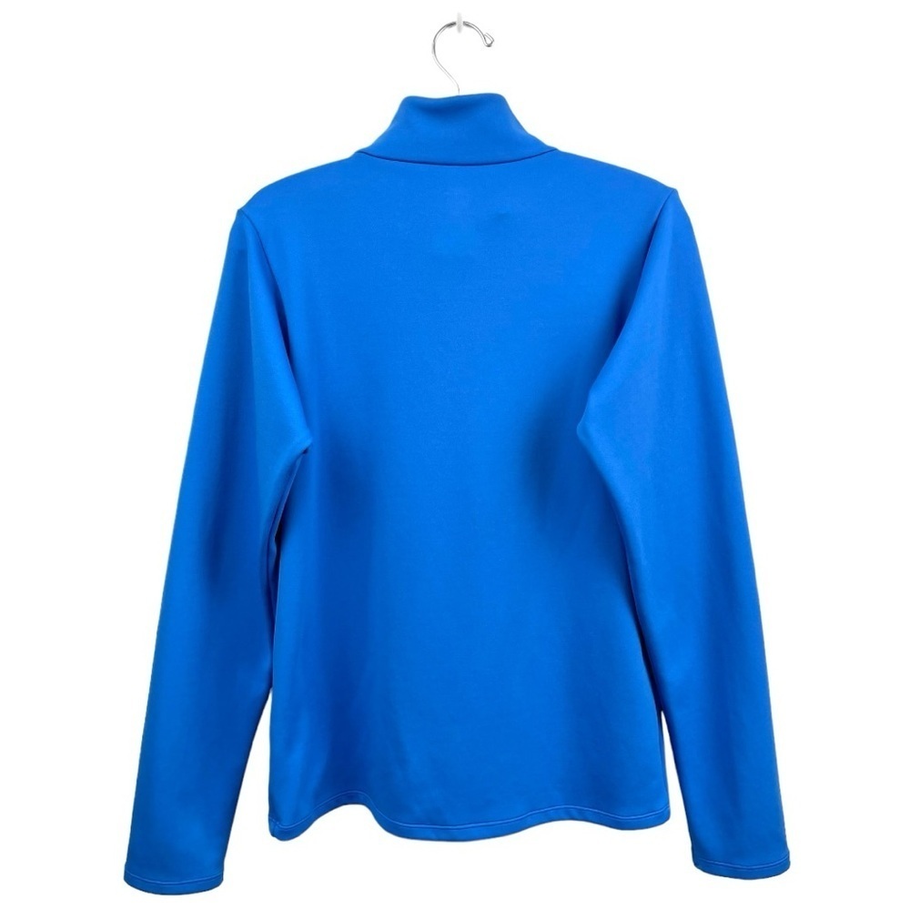 Descente Cobalt Blue Quarter Zip Logo Pullover Size 16 - Picture 4 of 8